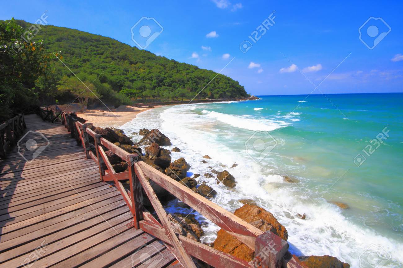 Sangwan beach, at Pattaya Thailand