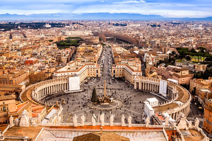 Piazza San Pietro (St. Peter’s Square) in Vatican City