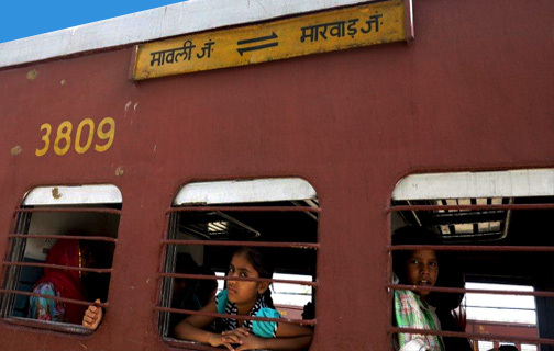 Rural Train Ride