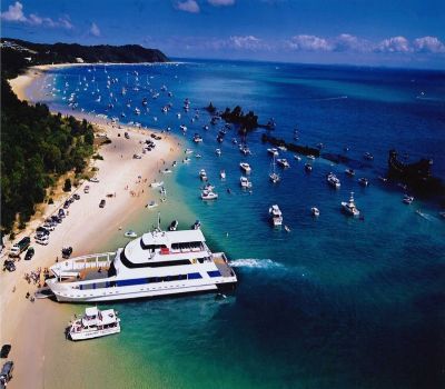 Moreton Island is just off the coast of southeastern Queensland, Australia. The protected sand island is known for its beaches and steep dunes....