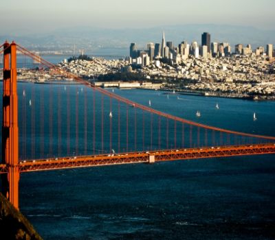Sail across the San Francisco Bay as the sun sets and enjoy picturesque views of the city's major attractions and marine life....