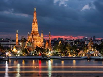 Sunset in Bangkok