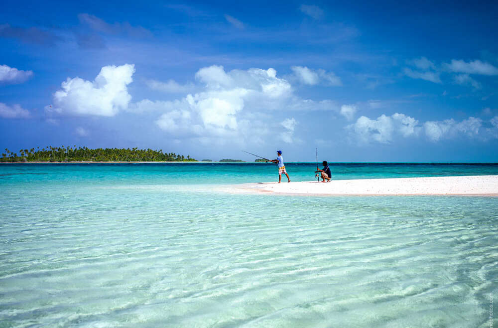 Tarawa Island in Kiribati