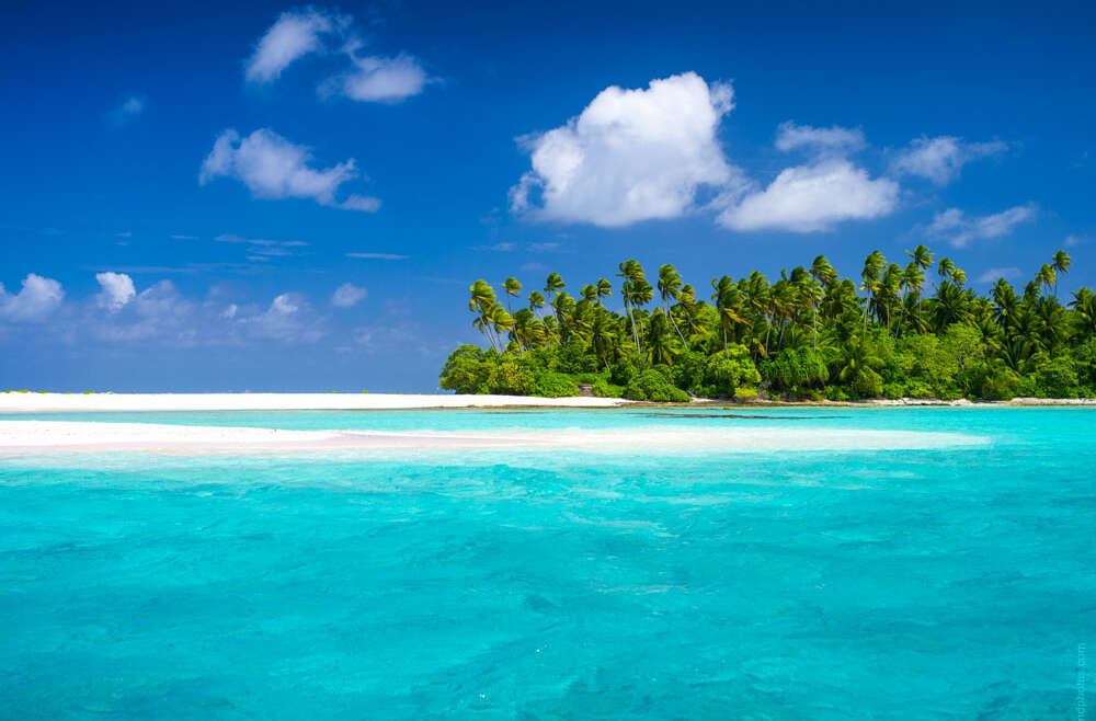 Tabiteuea Island in Kiribati