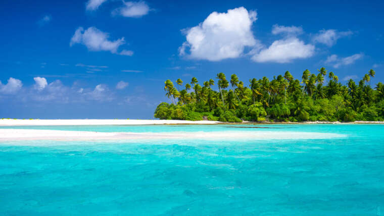 Tabiteuea Island in Kiribati